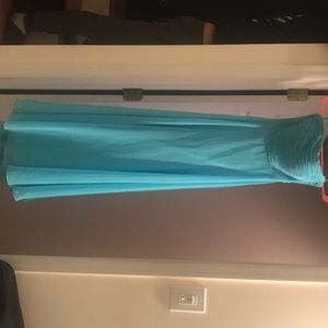 Baby blue gown